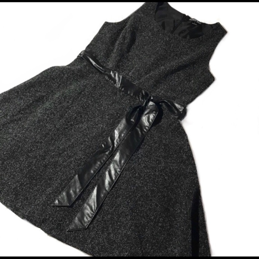 Double Zero Charcoal Gray Sleeveless Dress
